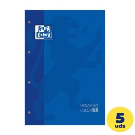 Oxford Caja de Recambios Classic A4/A4+ Azul Marino 5 Unidades